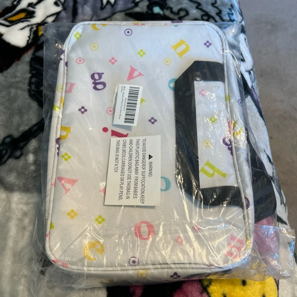 Colorful Alphabet Print Bag